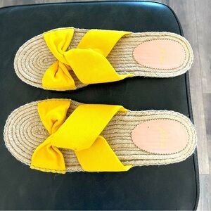 9.5 J. Crew espadrilles like new never worn